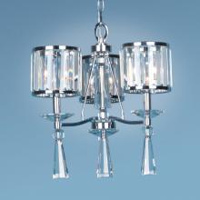 Authenticity 15-0003-03-06 - Three Light Chrome Up Mini Chandelier