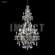 James R Moder 40682BZ11 - Charleston 21 Arm Entry Chandelier