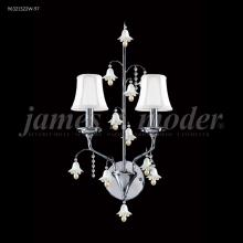 James R Moder 96321AG22E-97 - Murano Collection 2 Arm Wall Sconce