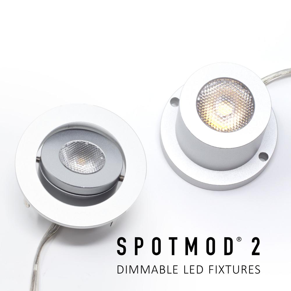 SPOTMOD2 Dimmable 3000K ALUM FINISH 20 DEGREE LENS