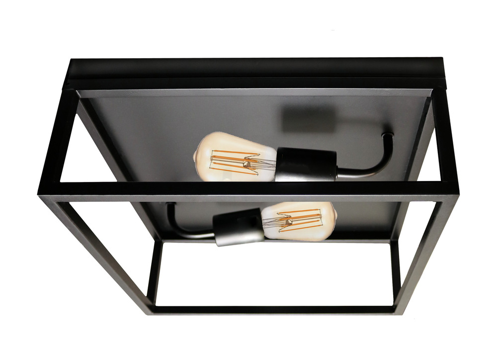 Vivio Vincent 2-Light Open Square Ceiling Mount - MB