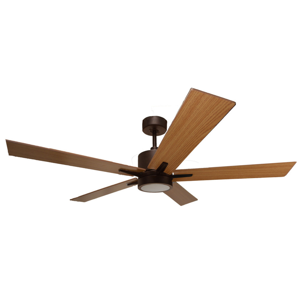 5-Blade 52&#34; RB Modern Cylinder Fan Med Oak/Walnut Blades WC-6-WH Included