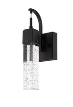 HOMEnhancements 70175 - Vivio 12&#34; 8W LED Pixi Wall Sconce - Matte Black