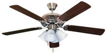 HOMEnhancements 18662 - 52&#39; 5-Blade NK Fan W/White 4-Light Kit(4x9.5W LED 3000K)