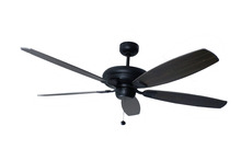 HOMEnhancements 20187 - 5-Blade 56&#34; Upgrade Fan - MB Matte Black/Walnut Blades