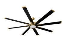 HOMEnhancements 20391 - Barecelona 8-Blade 72&#34; CG Fan Matte Black Blades