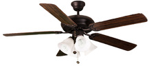 HOMEnhancements 18710 - 52&#34; 5 Blade RB Fan W/White 4-Light Kit (4x9.5 LED 3000K)