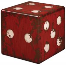 Uttermost 24168 - Dice Red Accent Table