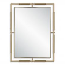 Uttermost 08188 - It&#39;s All Connected Rectangle Brass Mirror