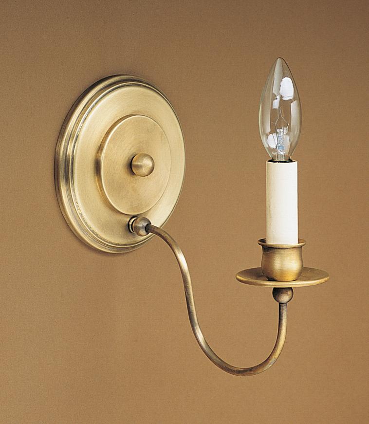 Wall Sconce 1 J-Arm Verdi Gris 1 Candelabra Socket