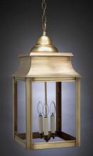 Northeast Lantern 5652-DB-LT3-FST - Pagoda Hanging Dark Brass 3 Candelabra Sockets Frosted Glass