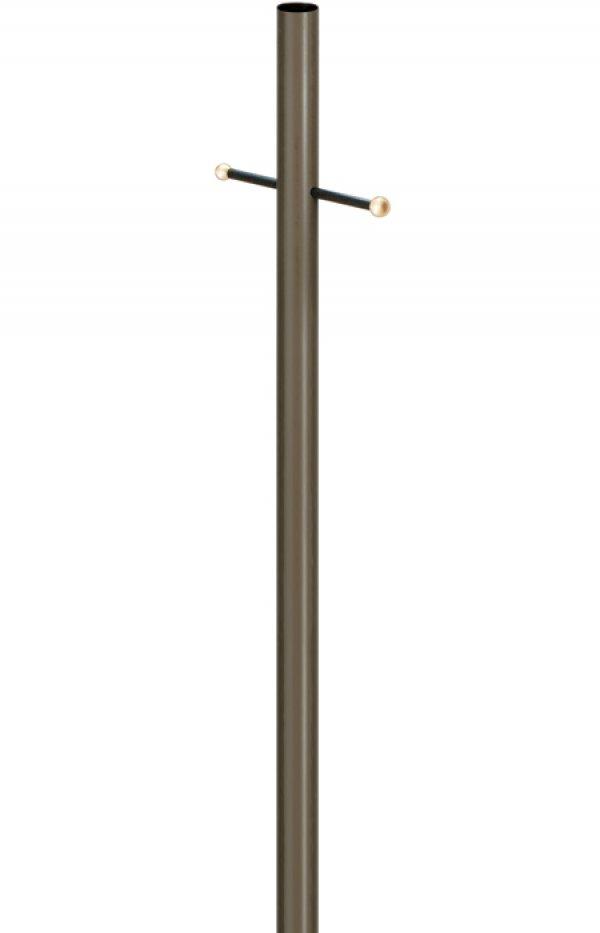 10&#39; ALUM POST 2.95 X .050 X 120&#34; BRONZE POST