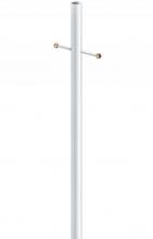 Wave Lighting 295-WH - 7' ALUM POST 2.95 X .050 X 84"