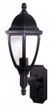 Wave Lighting S11SF-LR15W-BK - EVERSTONE WALL LANTERN