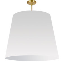 Dainolite ODR-XL-790 - 1 Light Oversized Drum Pendant X-Large White Shade