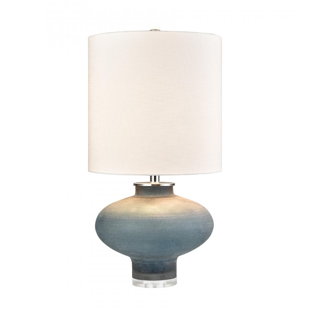 Skye 28&#39;&#39; High 1-Light Table Lamp - Frosted Blue