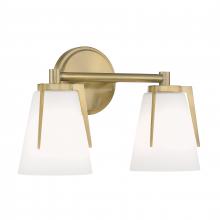 ELK Home 2502-AN-MO - Allure 13.75&#39;&#39; Wide 2-Light Vanity Light - Antique Brass