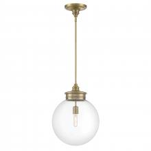 ELK Home 4801-AN-CL - Emma 14&#39;&#39; Wide 1-Light Pendant - Antique Brass