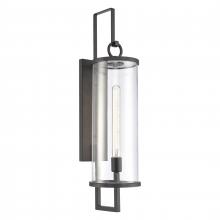 ELK Home 89494/1 - Hopkins 30&#39;&#39; High 1-Light Outdoor Sconce - Charcoal Black