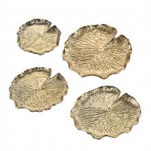 ELK Home H0017-10427/S4 - Lilypad Bowl - Set of 4 Gold