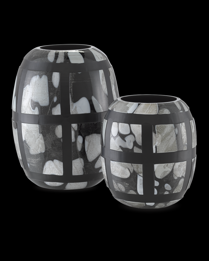 Schiappa Glass Vases Set of 2