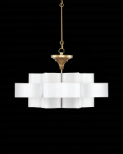 Currey 9000-0856 - Grand Lotus Small White Chandelier