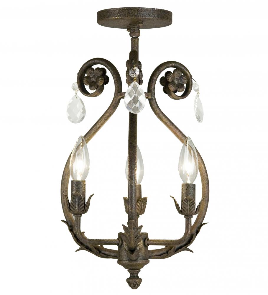 12&#34; Wide Antonia 3 Light Chandelier