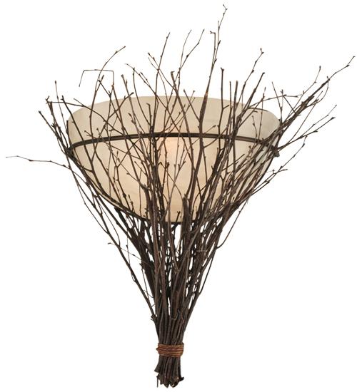 20&#34; Wide Twigs Wall Sconce