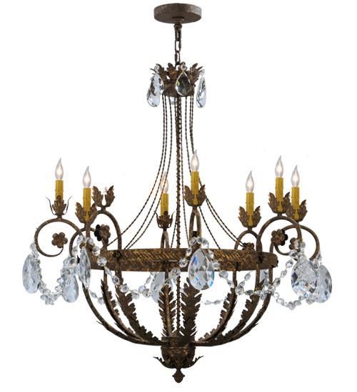 39&#34;W Antonia 8 LT Chandelier