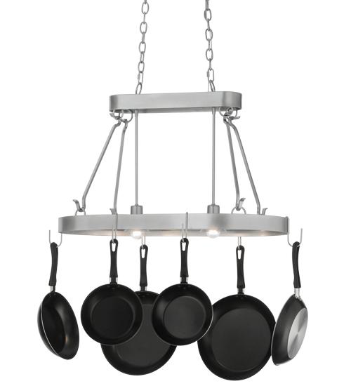 32&#34; Long Harmony 2 Light Pot Rack