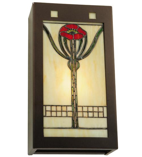 7.5&#34;W Parker Poppy Wall Sconce