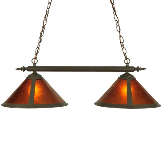 35&#34; Long Sutter 2 Light Island Pendant