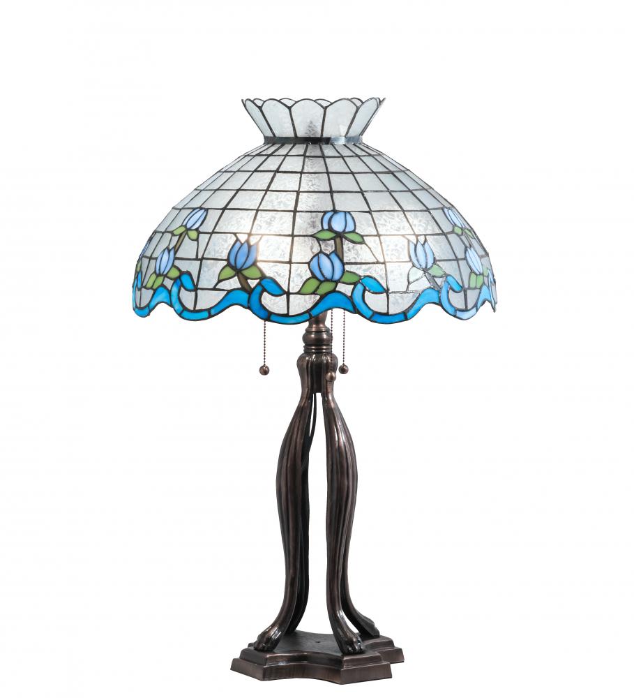 31&#34; High Roseborder Table Lamp