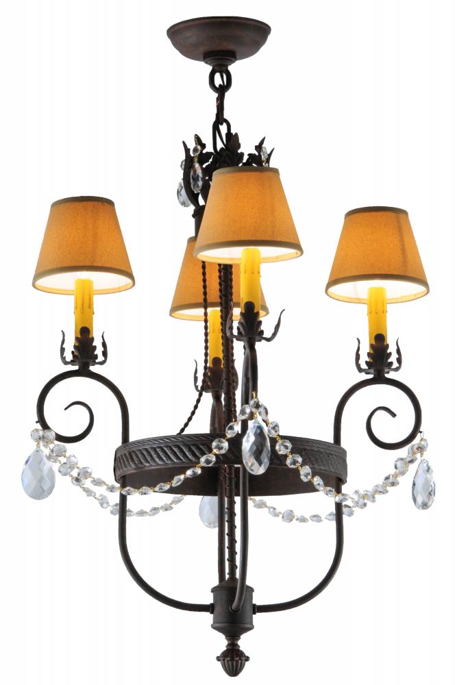 19&#34;W Antonia 4 LT Chandelier