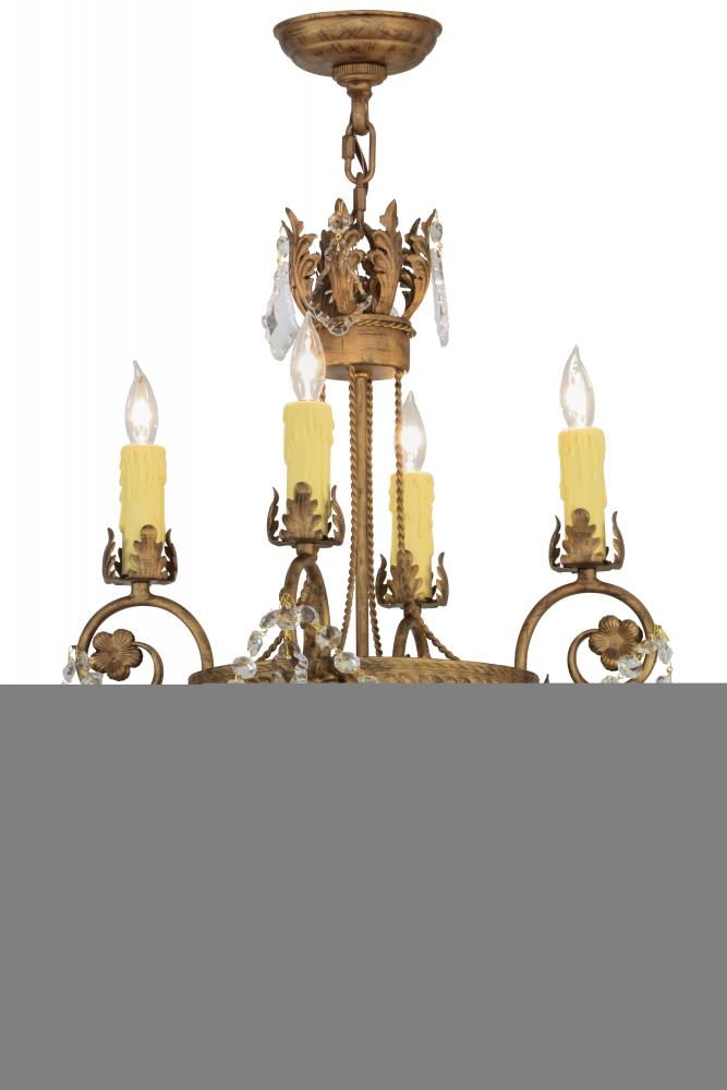 18&#34;W Antonia 4 LT Chandelier