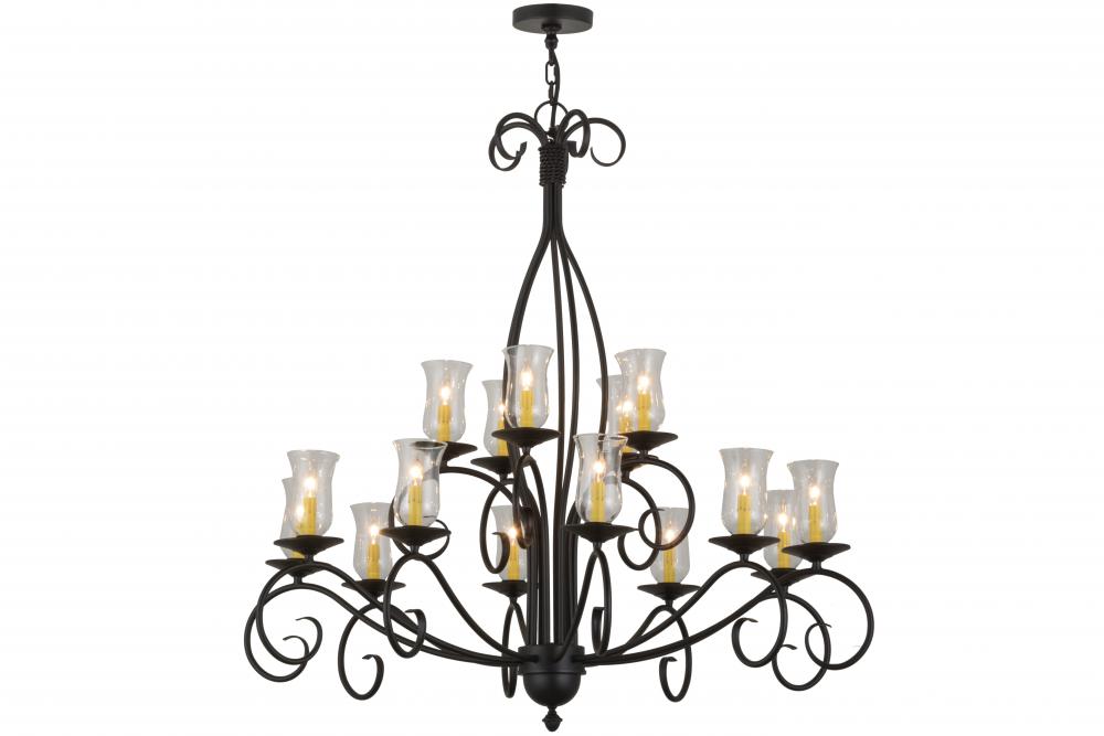 48&#34;W Sienna 15 LT Two Tier Chandelier