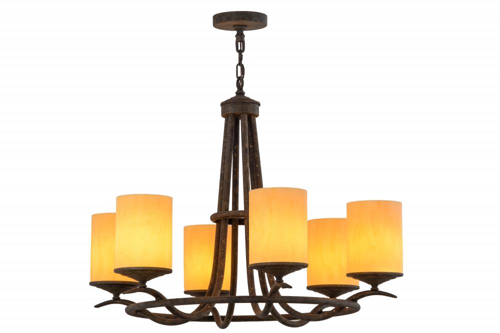 36&#34;W Octavia 6 LT Chandelier