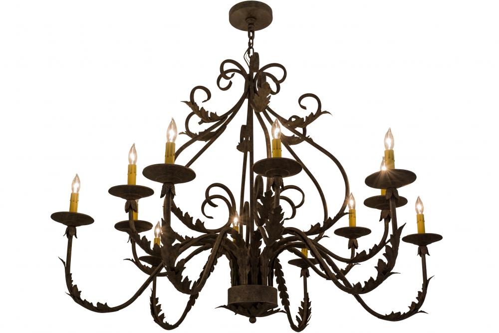 48&#34;W French Elegance 12 LT Chandelier