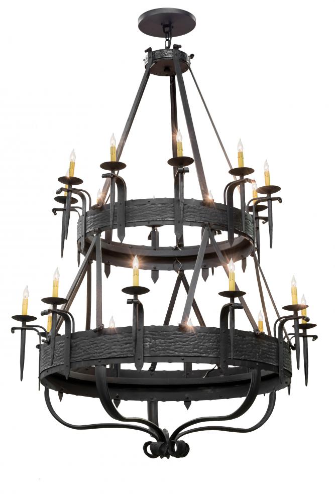 56&#34;W Costello 20 LT Two Tier Chandelier