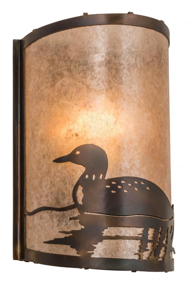 8&#34; Wide Loon Left Wall Sconce