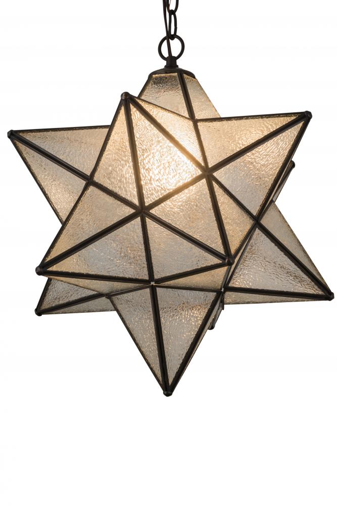 18&#34; Wide Moravian Star Pendant