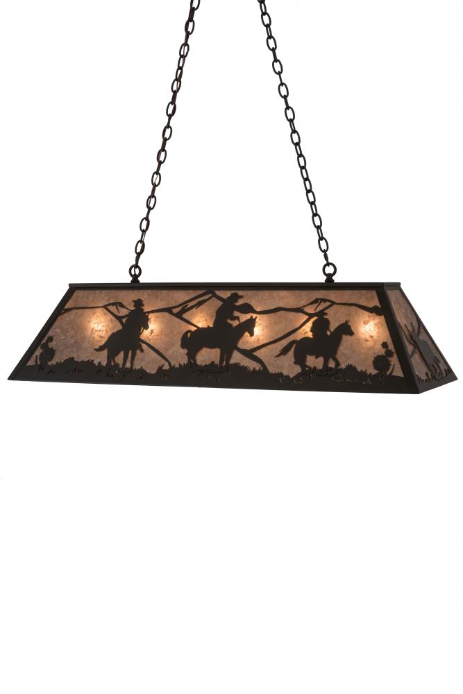 48&#34; Long Rustlers Oblong Pendant