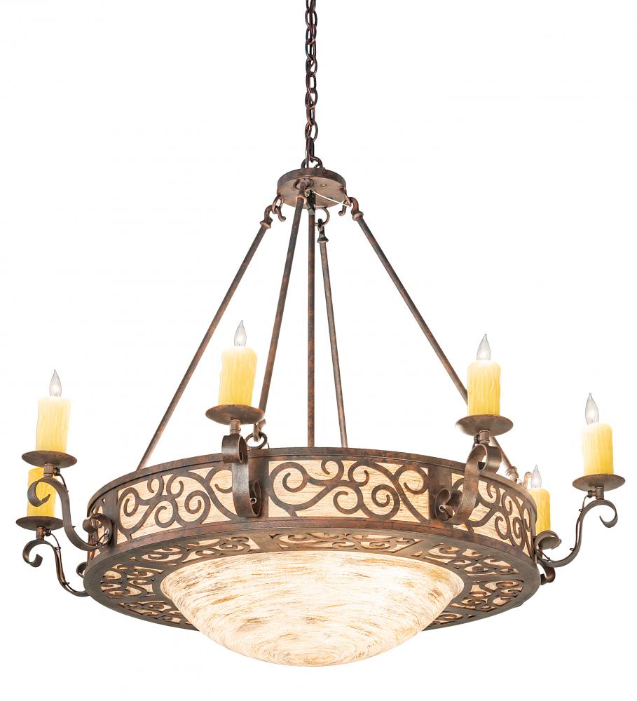 42&#34; Wide Delano 8 Light Bowl Chandelier