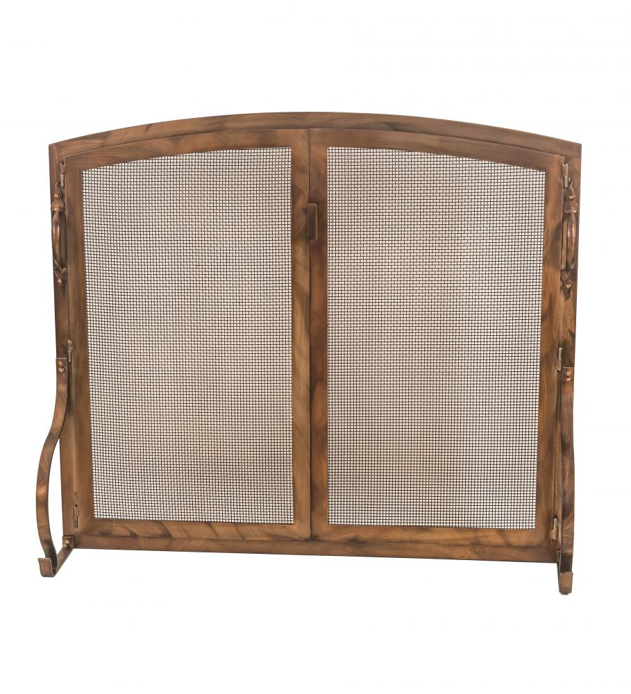 44&#34; Wide X 38&#34; High Prime Arched Operable Door Fireplace Screen