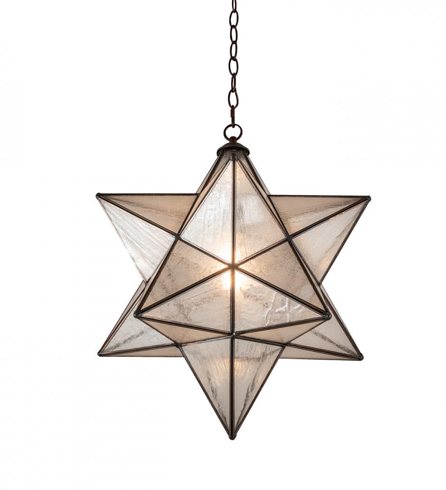 18&#34; Wide Moravian Star Pendant