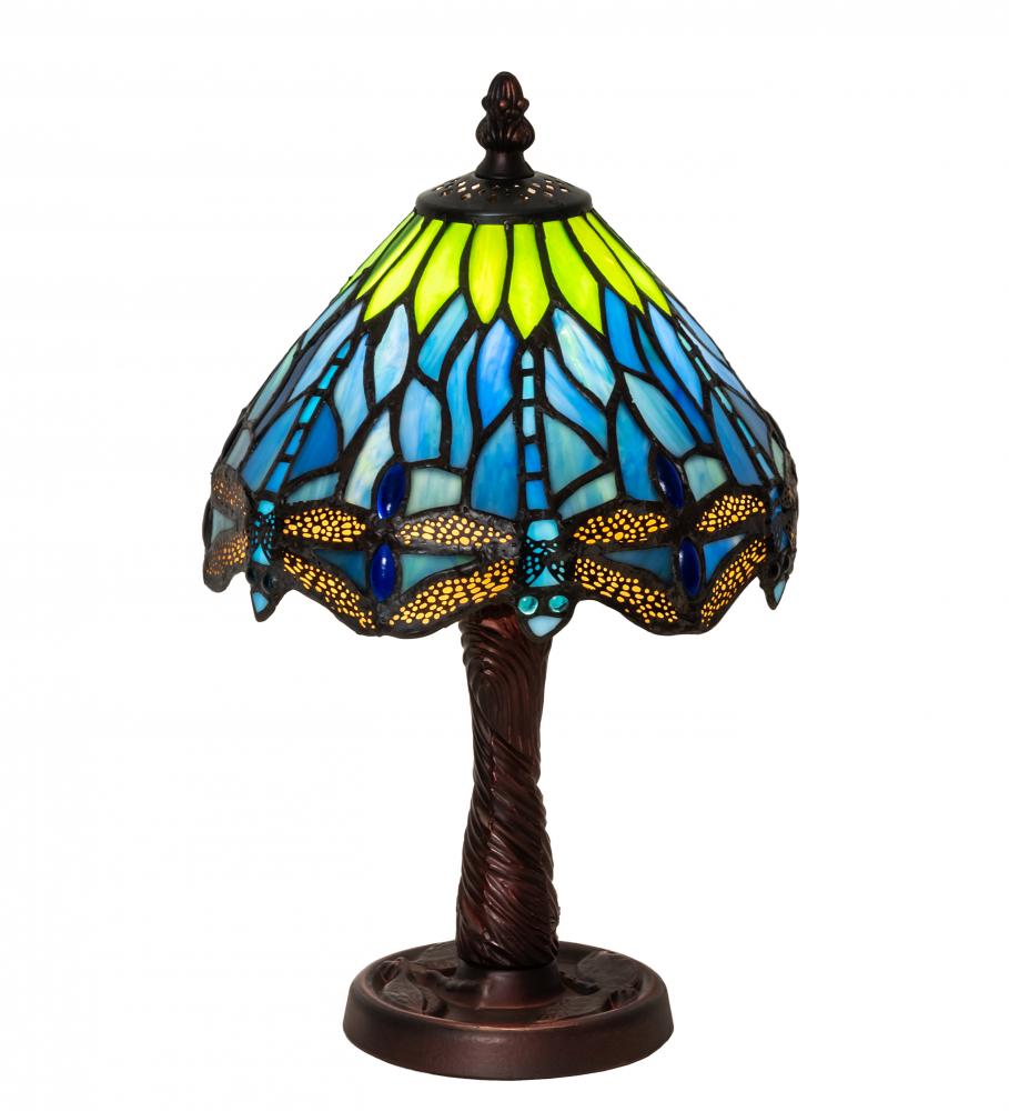 13&#34; High Tiffany Hanginghead Dragonfly Mini Lamp