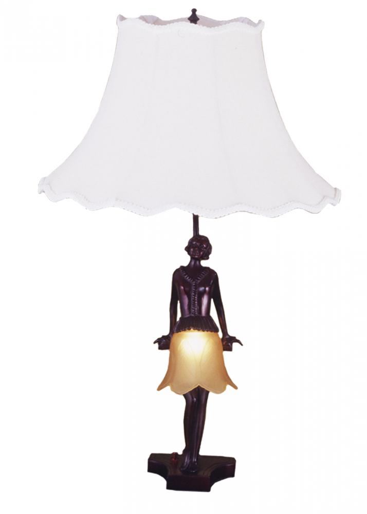 17&#34;H Silhouette 30&#39;s Lady Accent Lamp