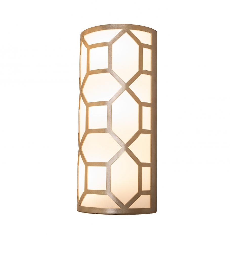 8&#34; Wide Cilindro Mosaic Wall Sconce