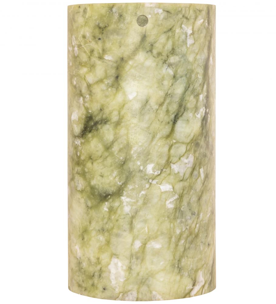 3.5&#34; Wide Cylindre Green Jadestone Shade