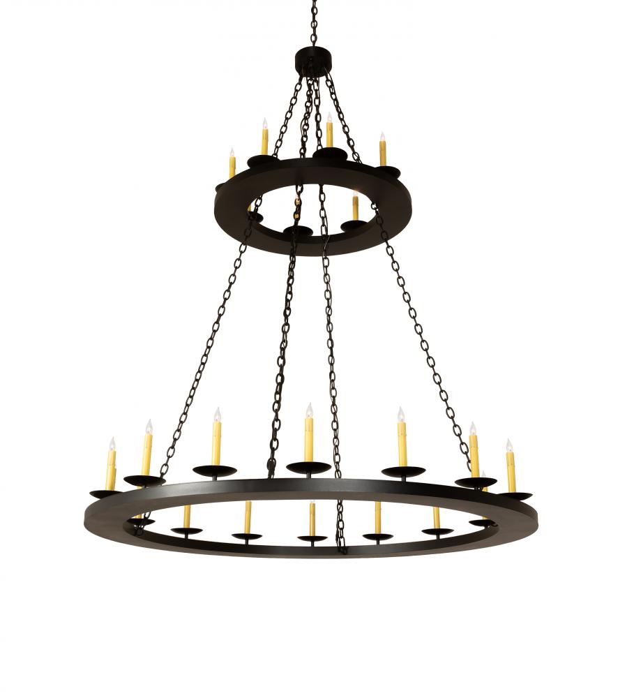 60&#34; Wide Loxley 24 Light Two Tier Chandelier